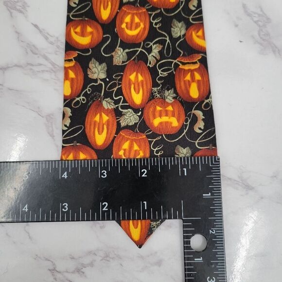 Nordstrom J.Z. Richards Vintage Jack-O-Lantern Necktie Halloween Pumpkin - Picture 7 of 7